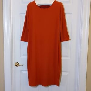 Orange Annabelle Dress, See measurements.